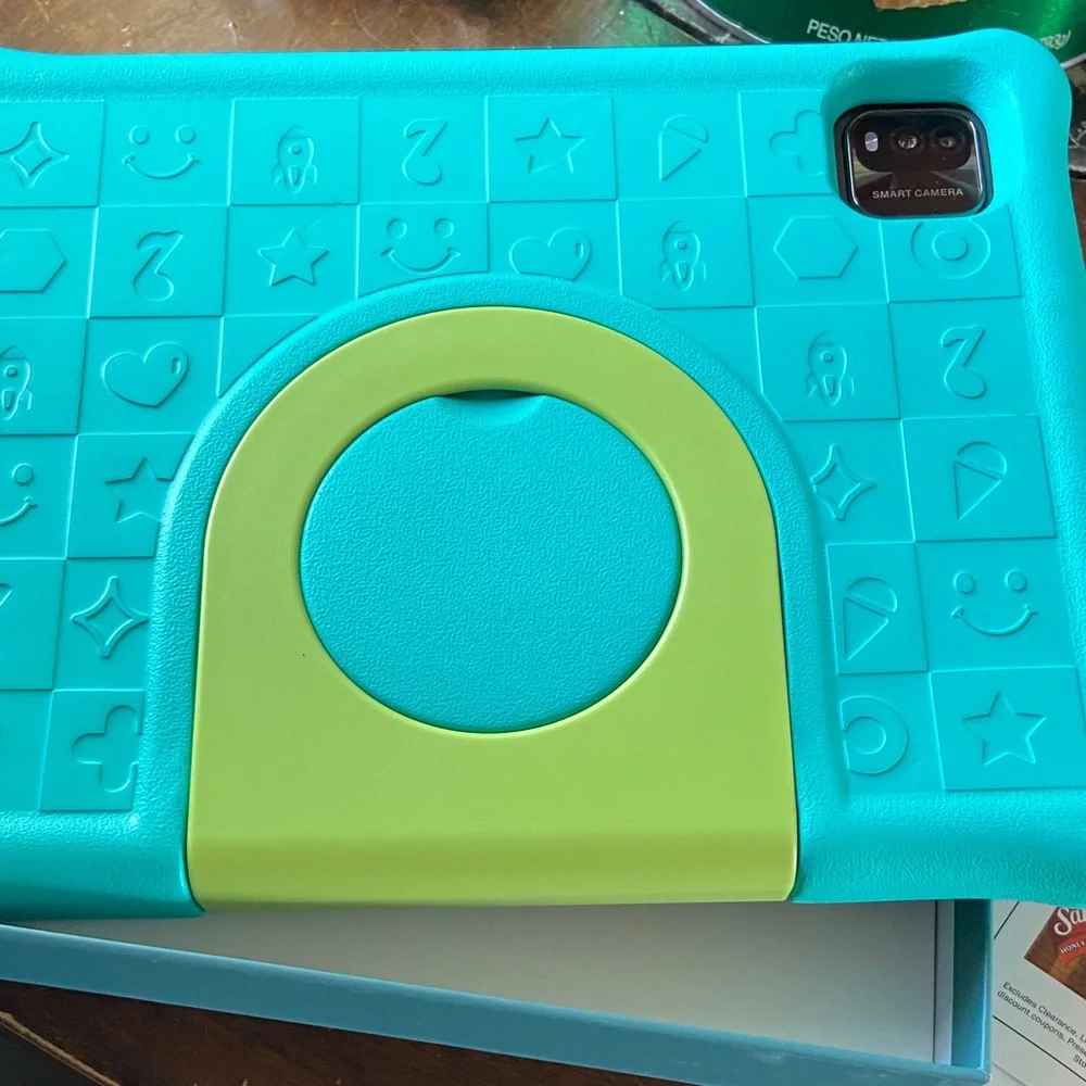Children's Tablet with Sturdy Case - Teal